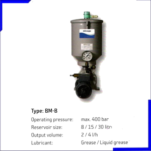 Máy bơm mỡ bò bằng điện BM-B ( Bijur delimon grease pump)